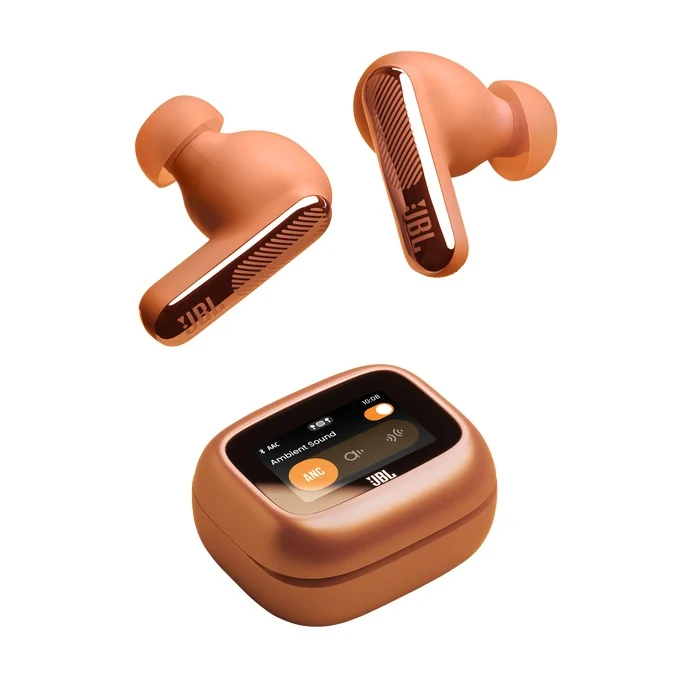 JBL Live Beam 4 True Wireless Noise Cancelling Earbuds with Smart Charging Case (Black, Blue, Champagne, Green, Orange, Purple, Silver)