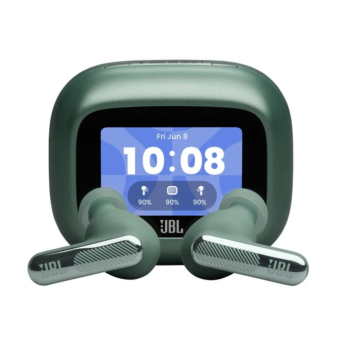 JBL Live Beam 4 True Wireless Noise Cancelling Earbuds with Smart Charging Case (Black, Blue, Champagne, Green, Orange, Purple, Silver)