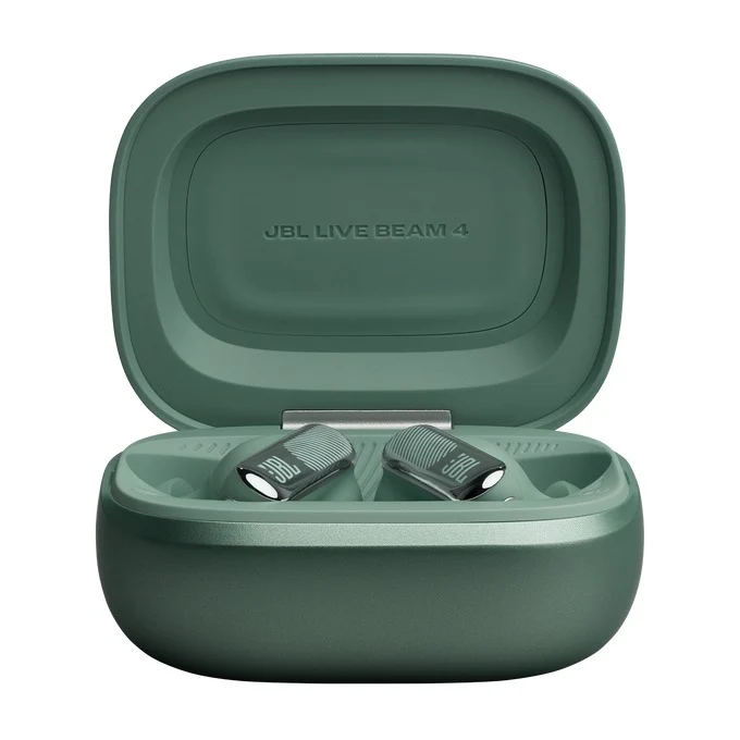 JBL Live Beam 4 True Wireless Noise Cancelling Earbuds with Smart Charging Case (Black, Blue, Champagne, Green, Orange, Purple, Silver)