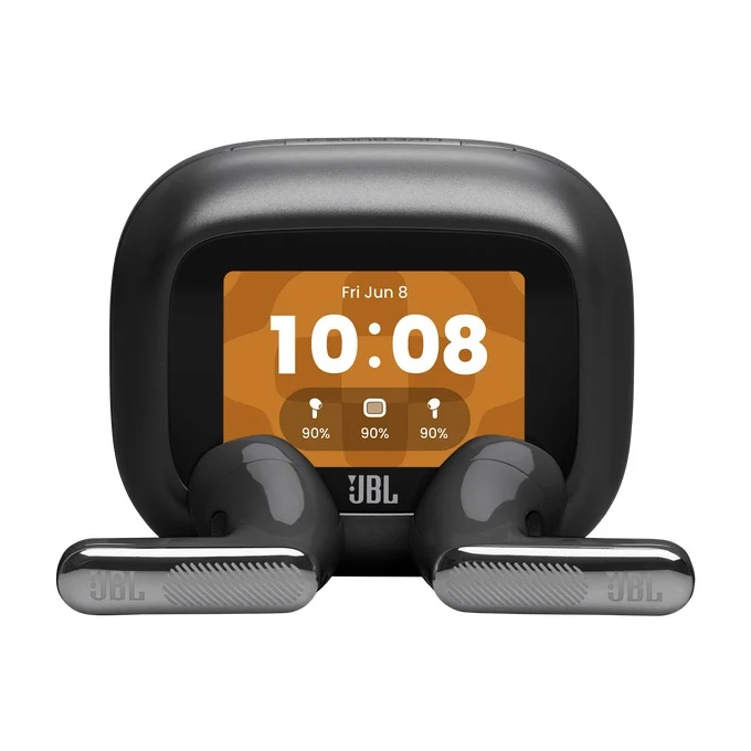JBL Live Flex 4 True Wireless Open-Ear Noise Cancelling Earbuds with Smart Charging Case (Black, Blue, Champagne, Green, Orange, Purple, Silver)