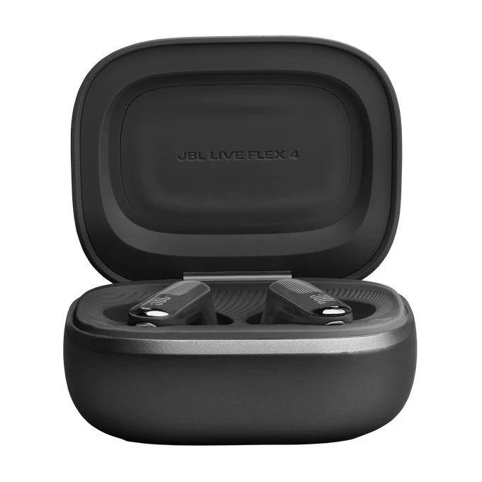 JBL Live Flex 4 True Wireless Open-Ear Noise Cancelling Earbuds with Smart Charging Case (Black, Blue, Champagne, Green, Orange, Purple, Silver)