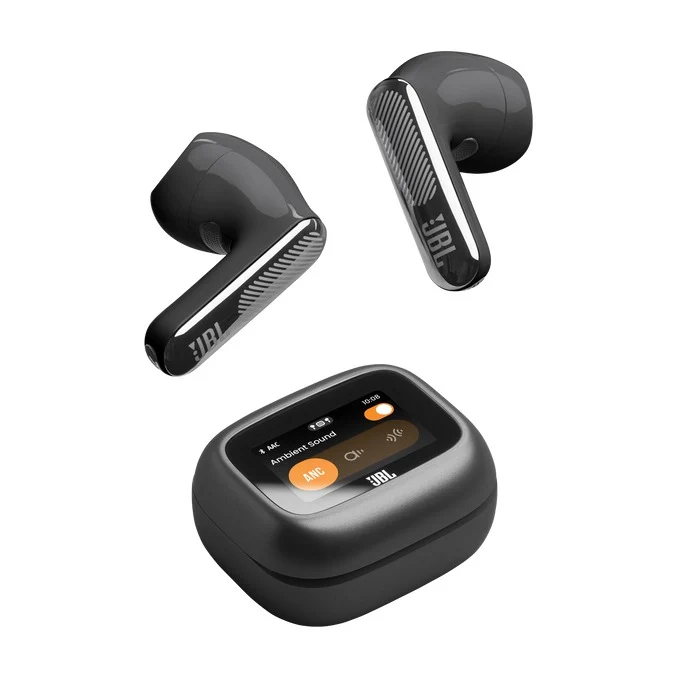 JBL Live Flex 4 True Wireless Open-Ear Noise Cancelling Earbuds with Smart Charging Case (Black, Blue, Champagne, Green, Orange, Purple, Silver)