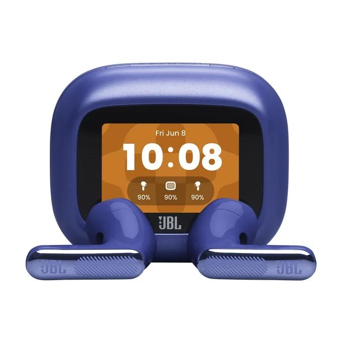 JBL Live Flex 4 True Wireless Open-Ear Noise Cancelling Earbuds with Smart Charging Case (Black, Blue, Champagne, Green, Orange, Purple, Silver)