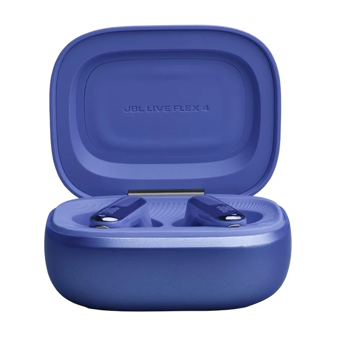 JBL Live Flex 4 True Wireless Open-Ear Noise Cancelling Earbuds with Smart Charging Case (Black, Blue, Champagne, Green, Orange, Purple, Silver)