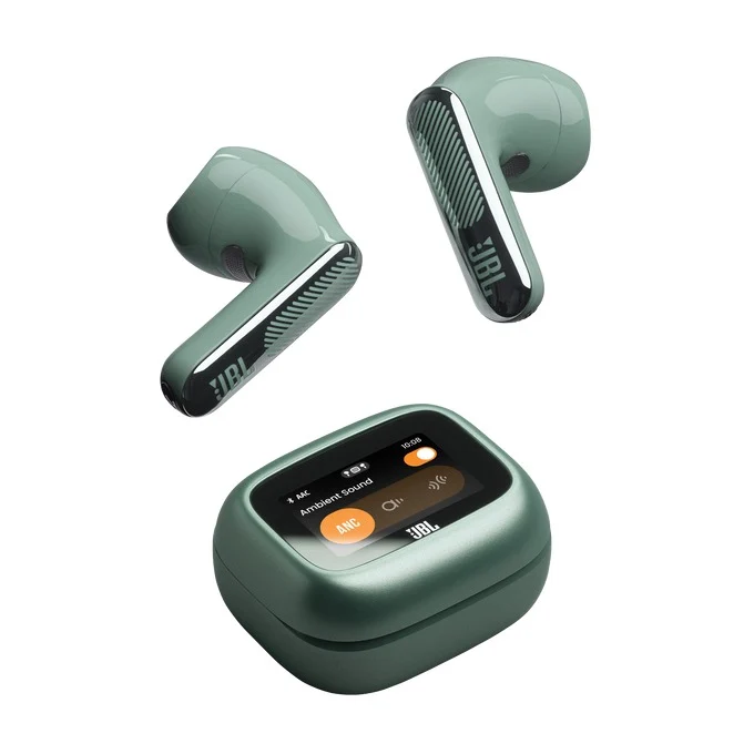 JBL Live Flex 4 True Wireless Open-Ear Noise Cancelling Earbuds with Smart Charging Case (Black, Blue, Champagne, Green, Orange, Purple, Silver)