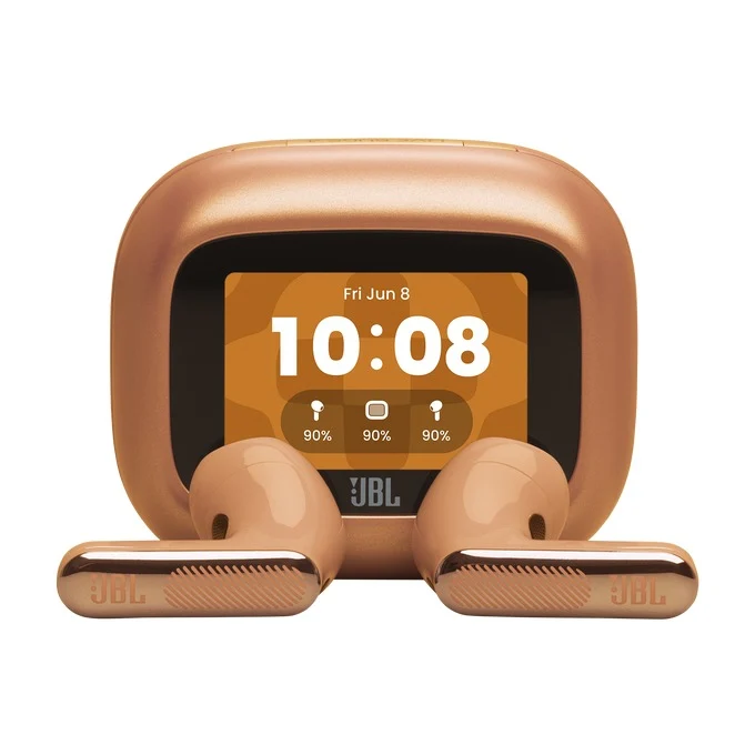 JBL Live Flex 4 True Wireless Open-Ear Noise Cancelling Earbuds with Smart Charging Case (Black, Blue, Champagne, Green, Orange, Purple, Silver)