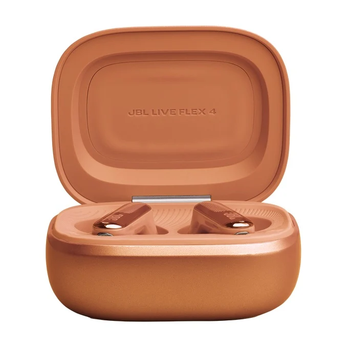 JBL Live Flex 4 True Wireless Open-Ear Noise Cancelling Earbuds with Smart Charging Case (Black, Blue, Champagne, Green, Orange, Purple, Silver)