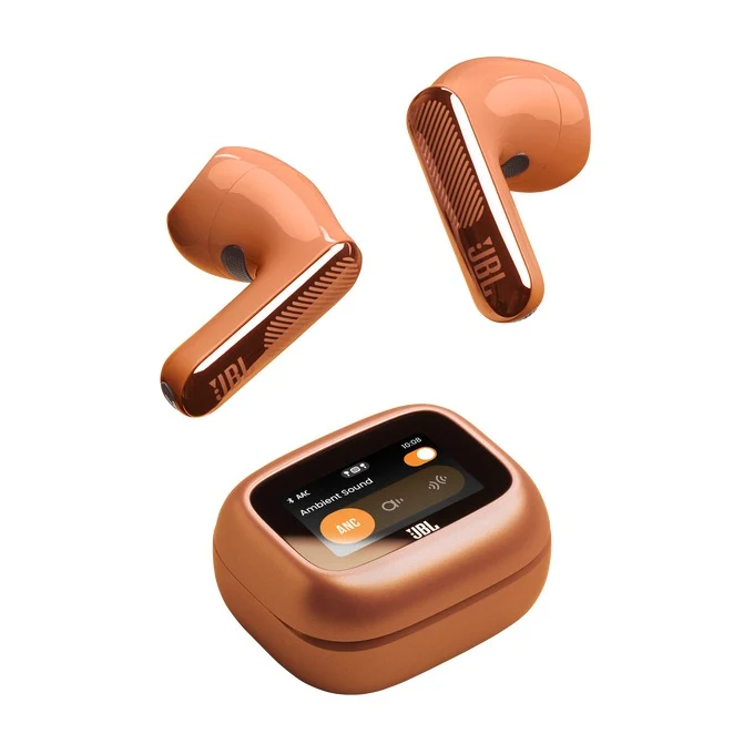 JBL Live Flex 4 True Wireless Open-Ear Noise Cancelling Earbuds with Smart Charging Case (Black, Blue, Champagne, Green, Orange, Purple, Silver)