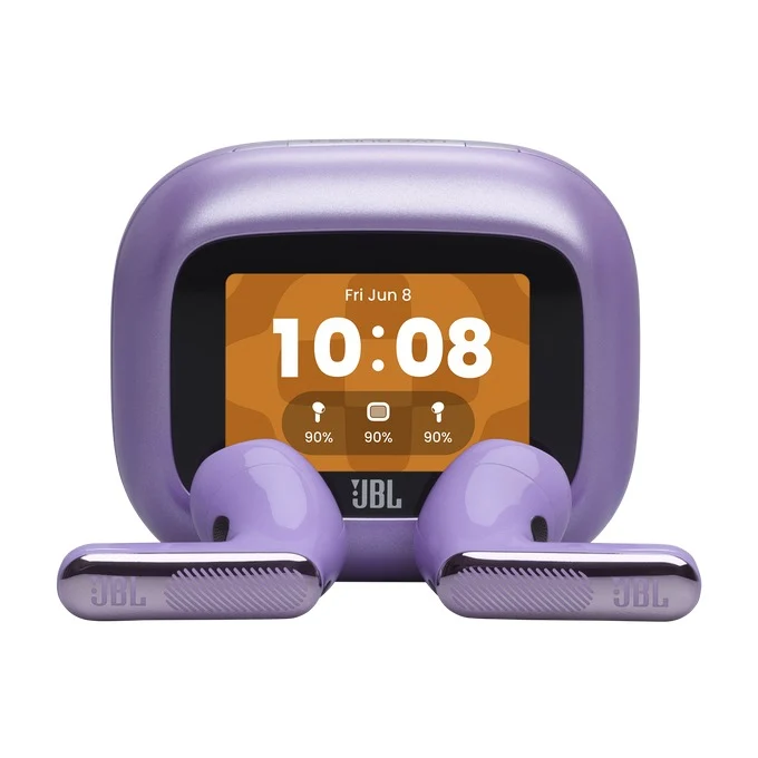 JBL Live Flex 4 True Wireless Open-Ear Noise Cancelling Earbuds with Smart Charging Case (Black, Blue, Champagne, Green, Orange, Purple, Silver)