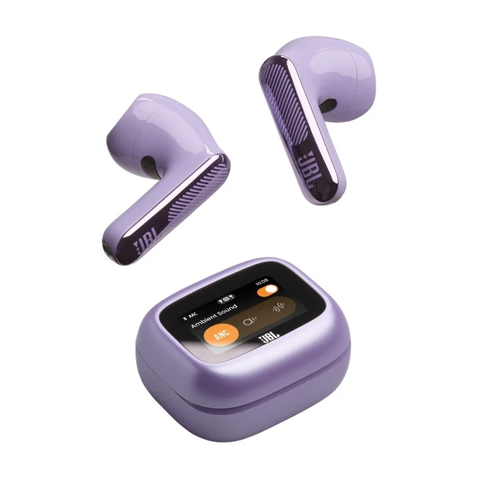 JBL Live Flex 4 True Wireless Open-Ear Noise Cancelling Earbuds with Smart Charging Case (Black, Blue, Champagne, Green, Orange, Purple, Silver)