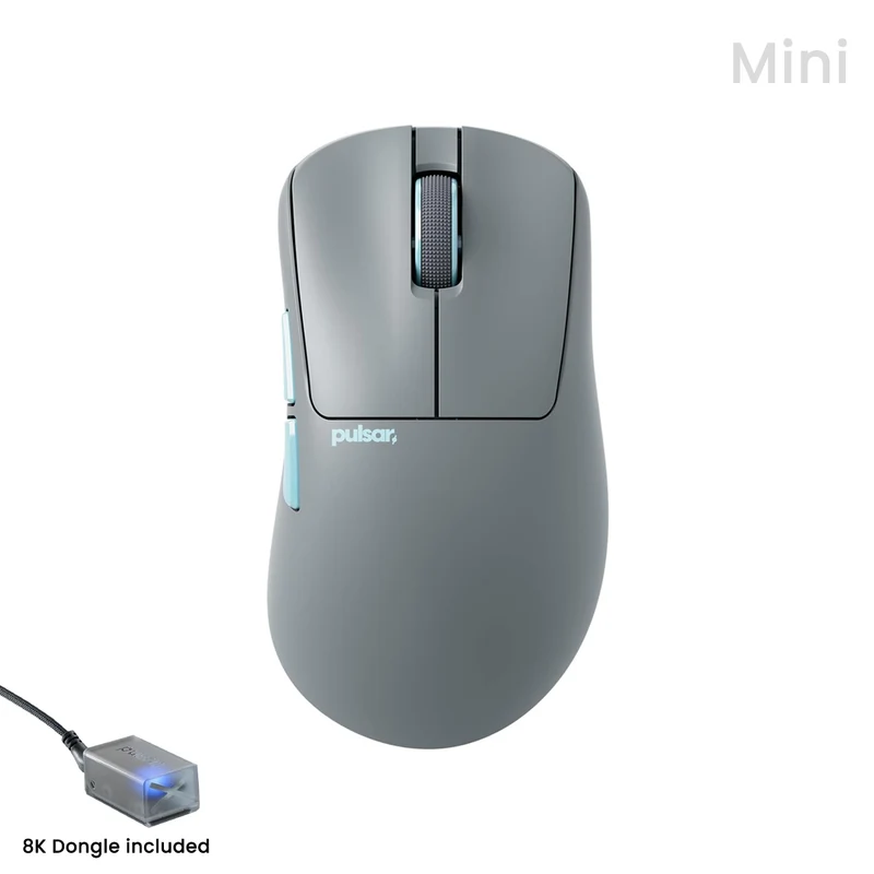 Pulsar Xlite CrazyLight 8K Polling Rate eSports Gaming Mouse Mini (Rock) (PXLCL110)