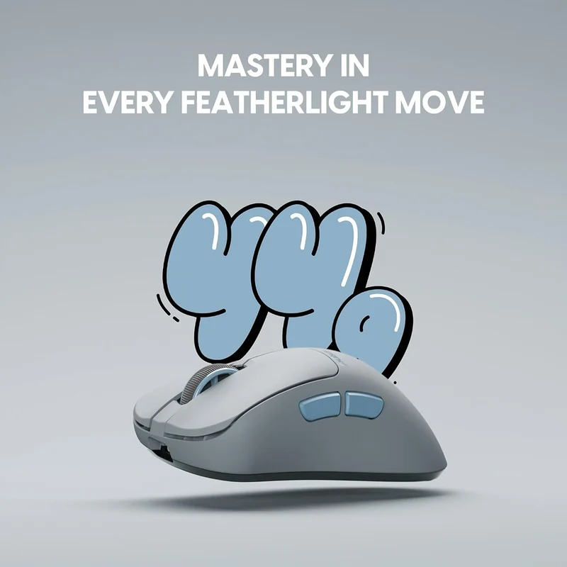 Pulsar Xlite CrazyLight 8K Polling Rate eSports Gaming Mouse Mini (Rock) (PXLCL110)