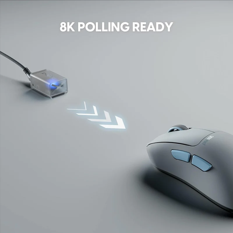 Pulsar Xlite CrazyLight 8K Polling Rate eSports Gaming Mouse Mini (Rock) (PXLCL110)