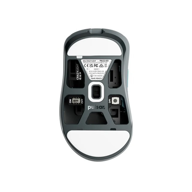 Pulsar Xlite CrazyLight 8K Polling Rate eSports Gaming Mouse Mini (Rock) (PXLCL110)