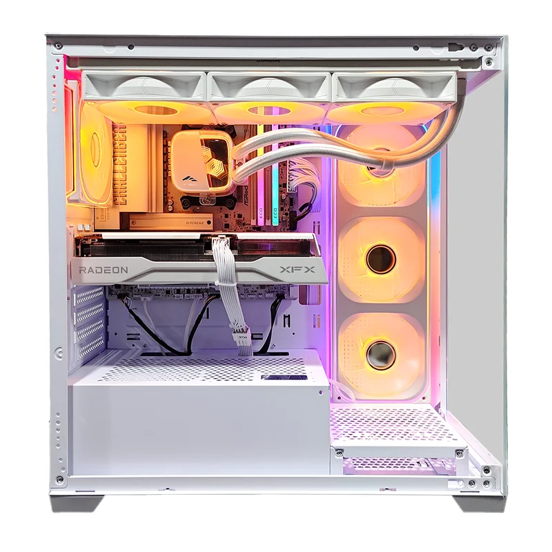 Sophos C72 White Desktop Gaming PC | AMD Ryzen 7 9700X | 32GB (2x16GB) RAM | 1TB SSD | RX 9060 XT | Windows 11 Pro