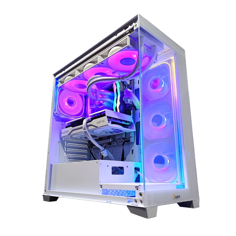 Sophos C72 White Desktop Gaming PC | AMD Ryzen 7 9700X | 32GB (2x16GB) RAM | 1TB SSD | RX 9060 XT | Windows 11 Pro