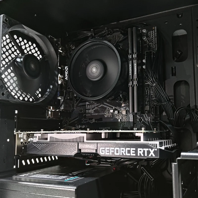 Alpha MATREXX 30 Black Desktop Gaming PC | AMD Ryzen 5 5500 | 16GB (2x8GB) RAM | 512GB SSD | RTX 3050 | Windows 11 Pro