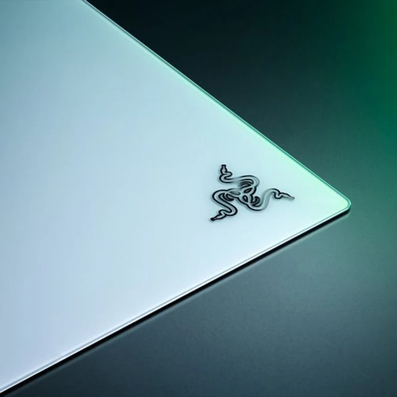 Razer Atlas Pro Ultra-Thin Premium Tempered Glass Gaming Mouse Mat (White)