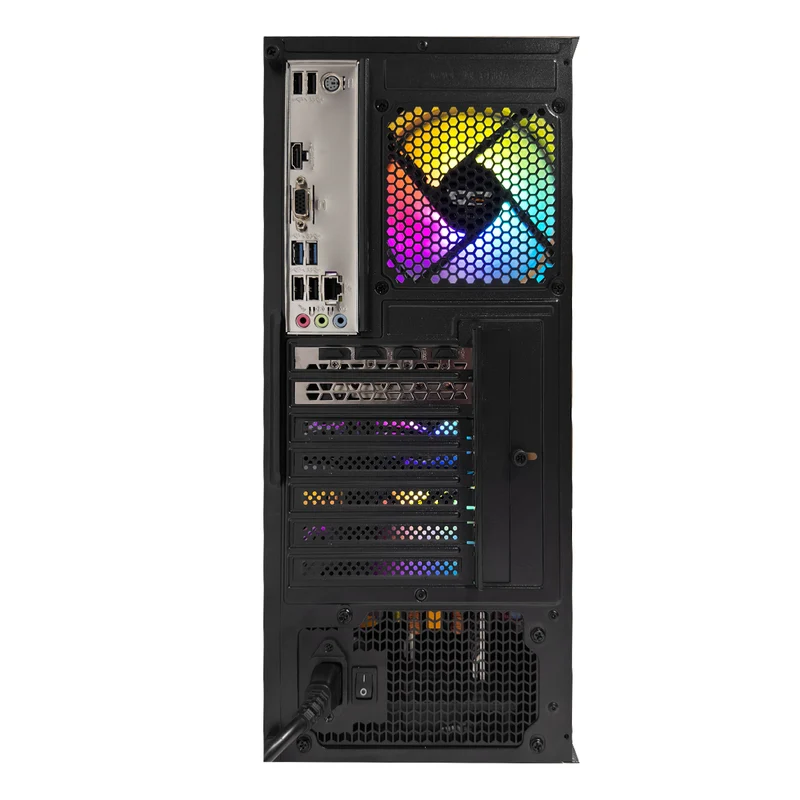 Alpha DK150 Black Desktop Gaming PC | AMD Ryzen 5 5500 | 16GB (2x8GB) RAM | 512GB SSD | RX 7600 | Windows 11 Pro