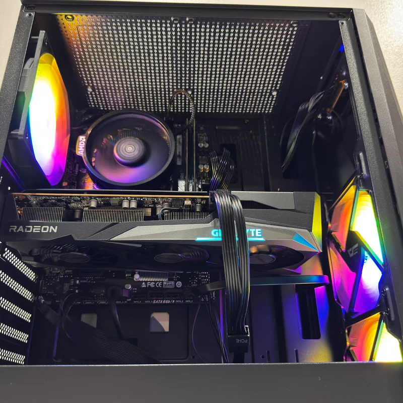 Alpha DK150 Black Desktop Gaming PC | AMD Ryzen 5 5500 | 16GB (2x8GB) RAM | 512GB SSD | RX 7600 | Windows 11 Pro