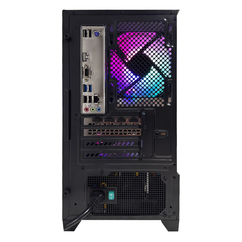 Alpha Eris Black Desktop Gaming PC | AMD Ryzen 5 5500 | 16GB (2x8GB) RAM | 512GB SSD | RTX 3050 | Windows 11 Pro