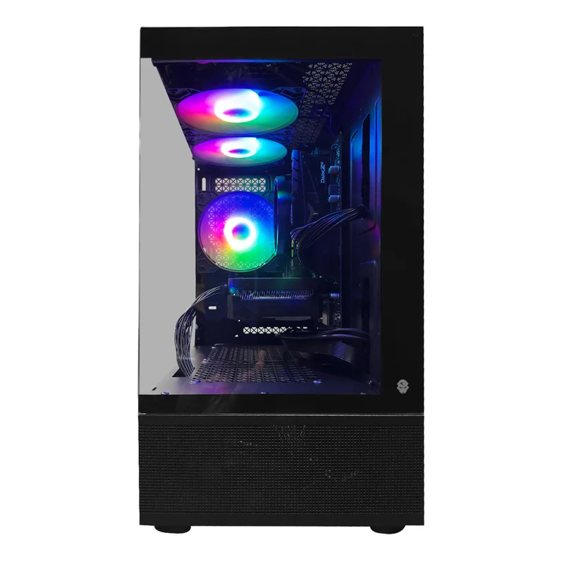 Alpha Reyna Black Desktop Gaming PC | AMD Ryzen 5 5500 | 16GB (2x8GB) RAM | 500GB SSD | RTX 3050 | Windows 11 Pro