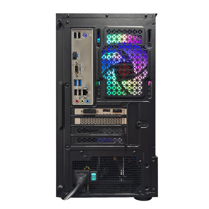 Alpha Reyna Black Desktop Gaming PC | AMD Ryzen 5 5500 | 16GB (2x8GB) RAM | 500GB SSD | RTX 3050 | Windows 11 Pro