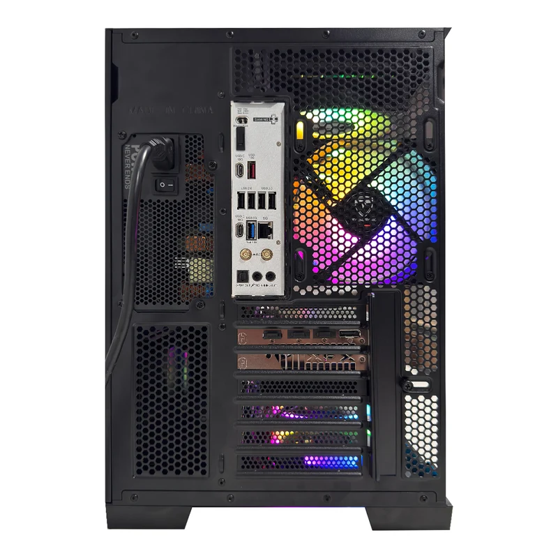 Optima Kratos Black Desktop Gaming PC | AMD Ryzen 7 7800X3D | 32GB (2x16GB) RAM | 1TB SSD | RX 9070 XT | Windows 11 Pro
