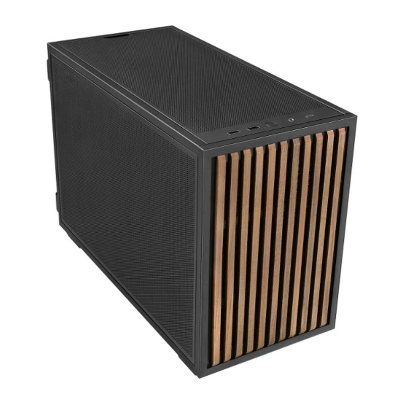 Lian Li B4-WD mATX Wood Micro-ATX | Mini-ITX Gaming PC Case (Black, White) (B4X-WD, B4W-WD)