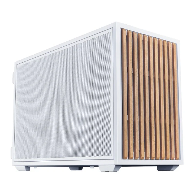 Lian Li B4-WD mATX Wood Micro-ATX | Mini-ITX Gaming PC Case (Black, White) (B4X-WD, B4W-WD)