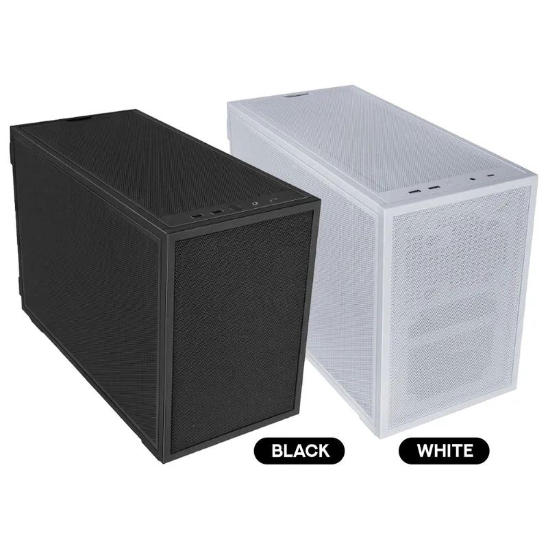 Lian Li B4-mATX Mesh Micro-ATX | Mini-ITX Gaming PC Case (Black, White) (B4X, B4W)
