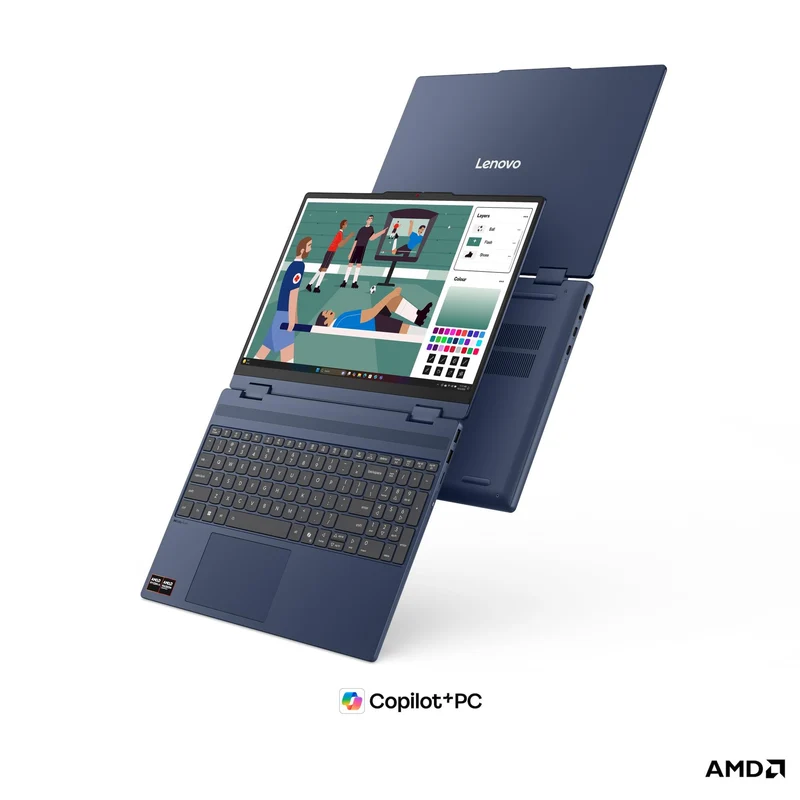 Lenovo IdeaPad 5 2-in-1 15AGP11 83UM001PPH Laptop (Cosmic Blue) | 15.3" WUXGA (1920x1200) IPS | Ryzen AI 5 430 | 16GB RAM | 512GB SSD | AMD Radeon 840M Graphics | Windows 11 Home | MS Office Home 2024+MS365 Basic+Lenovo Pen Gen 2+Lenovo B210 Backpack