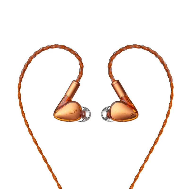 HiBy Yula 10mm Dynamic HiFi Earphones (Black, Orange, Green)