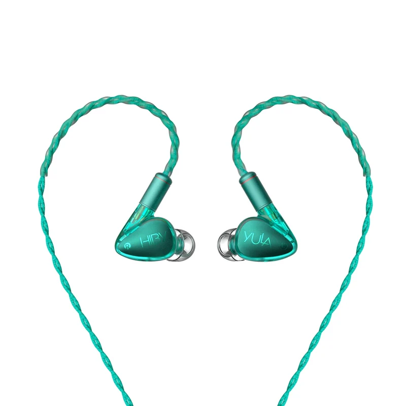 HiBy Yula 10mm Dynamic HiFi Earphones (Black, Orange, Green)