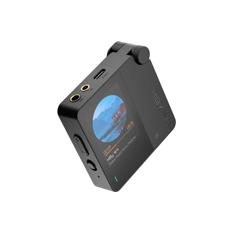 HiBy W4 Portable HiFi Bluetooth 5.4 Headphone Amplifier with 2" Touchscreen (Black, White, Green, Orange, Yellow, Blue)