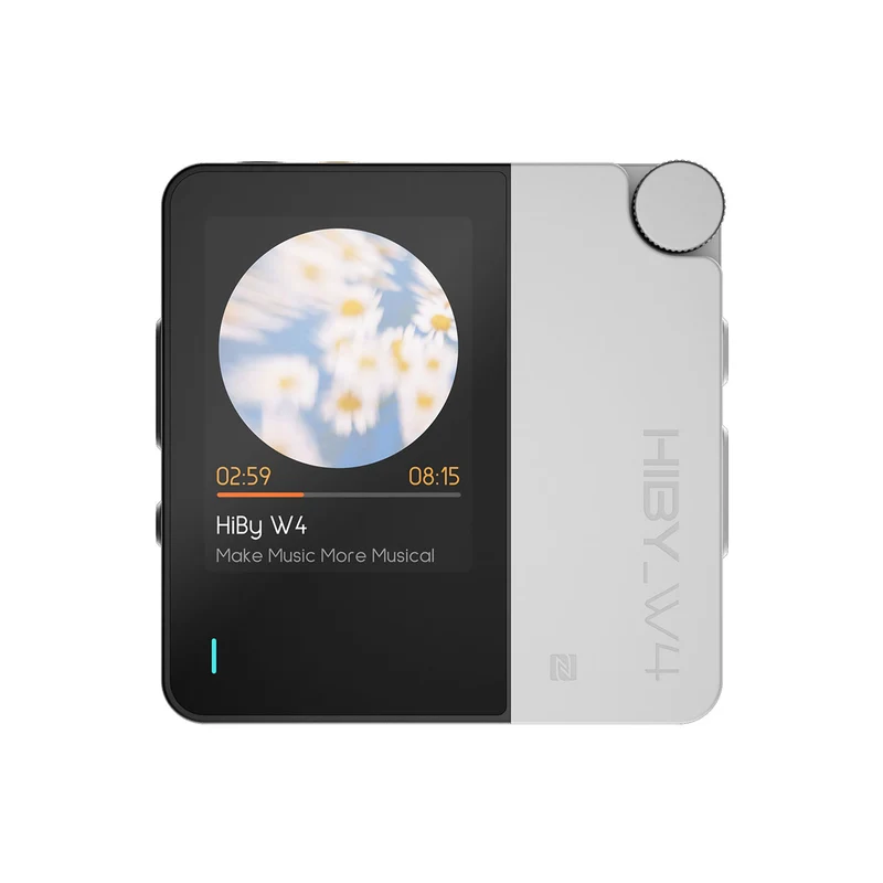 HiBy W4 Portable HiFi Bluetooth 5.4 Headphone Amplifier with 2" Touchscreen (Black, White, Green, Orange, Yellow, Blue)
