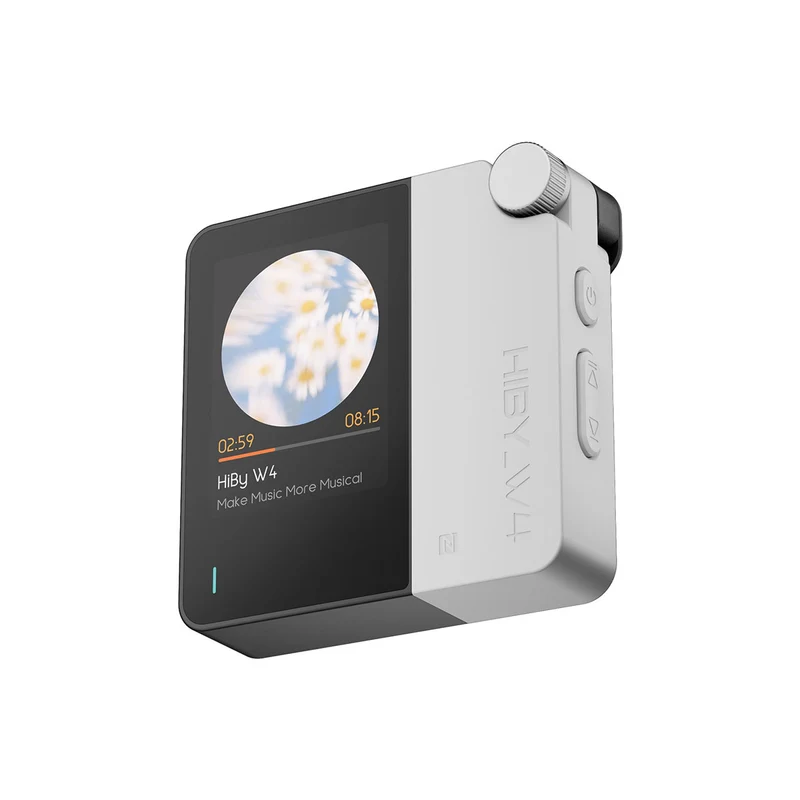 HiBy W4 Portable HiFi Bluetooth 5.4 Headphone Amplifier with 2" Touchscreen (Black, White, Green, Orange, Yellow, Blue)