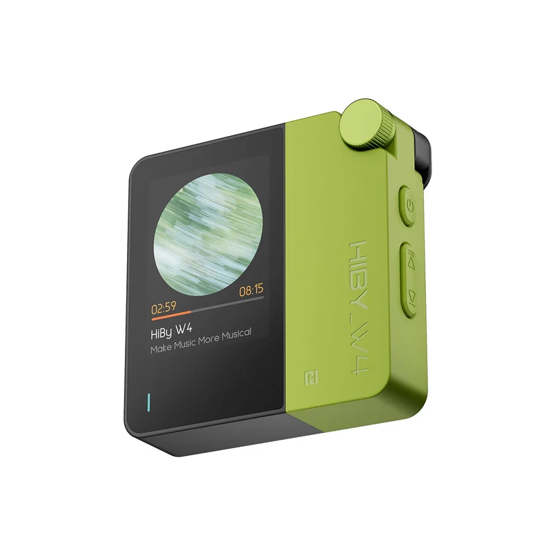 HiBy W4 Portable HiFi Bluetooth 5.4 Headphone Amplifier with 2" Touchscreen (Black, White, Green, Orange, Yellow, Blue)