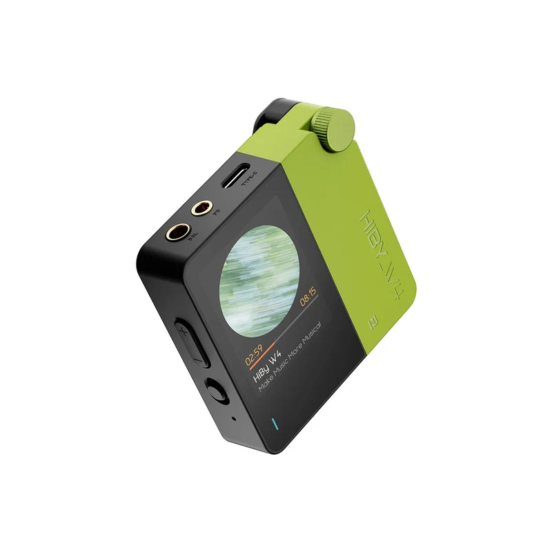 HiBy W4 Portable HiFi Bluetooth 5.4 Headphone Amplifier with 2" Touchscreen (Black, White, Green, Orange, Yellow, Blue)
