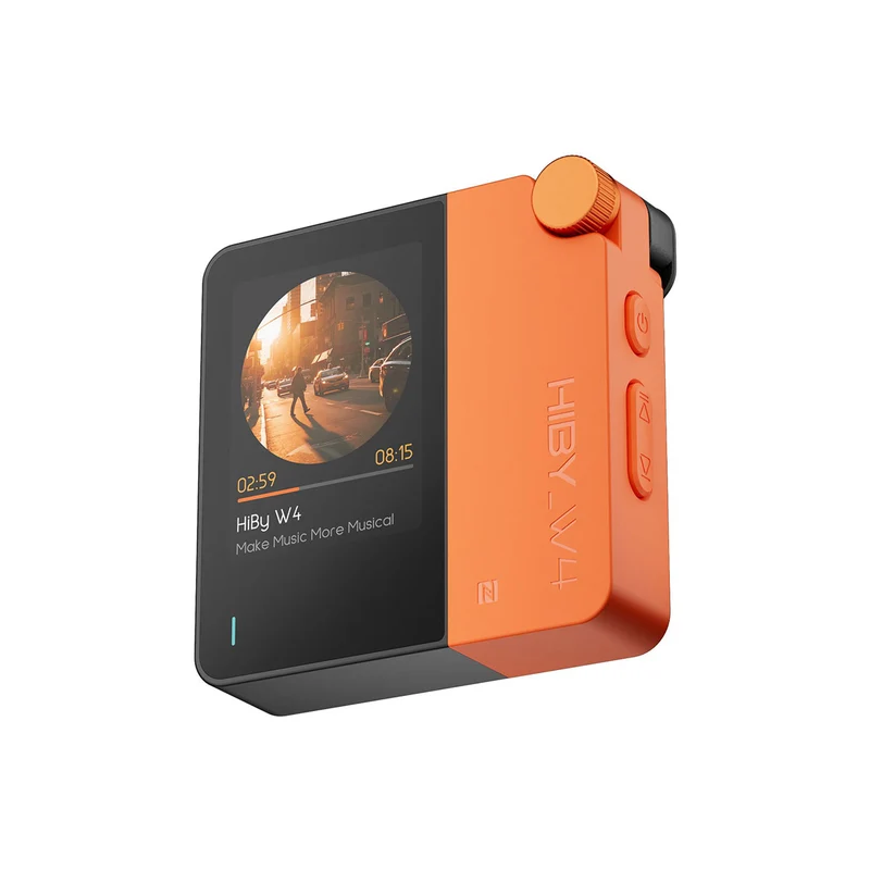 HiBy W4 Portable HiFi Bluetooth 5.4 Headphone Amplifier with 2" Touchscreen (Black, White, Green, Orange, Yellow, Blue)