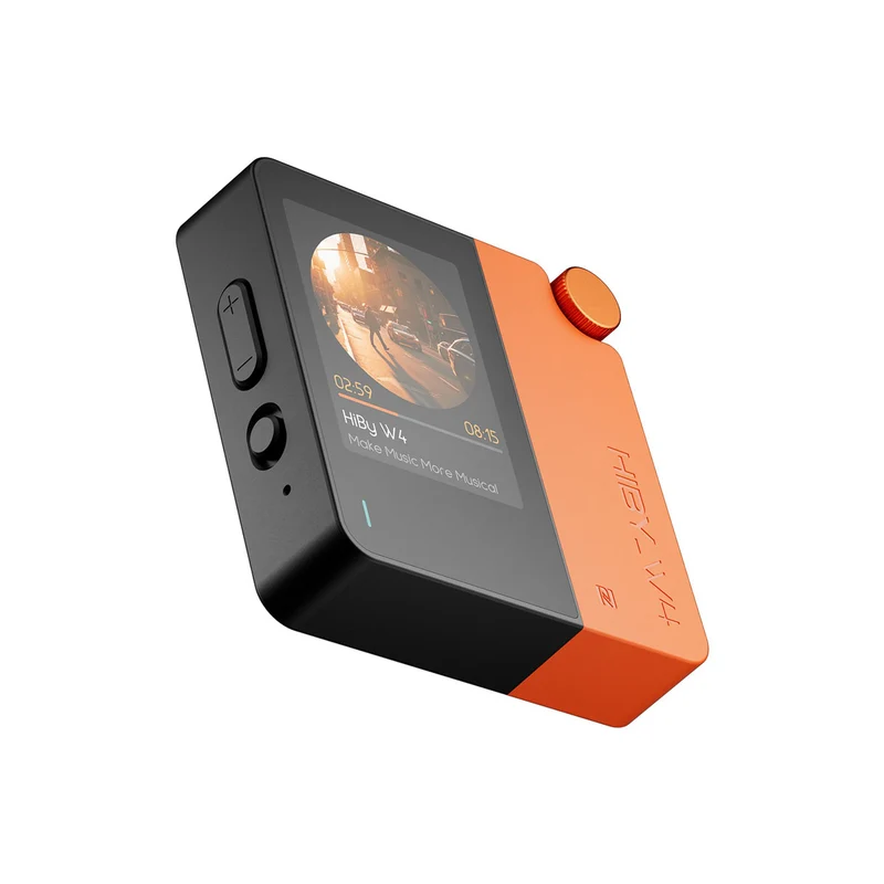 HiBy W4 Portable HiFi Bluetooth 5.4 Headphone Amplifier with 2" Touchscreen (Black, White, Green, Orange, Yellow, Blue)