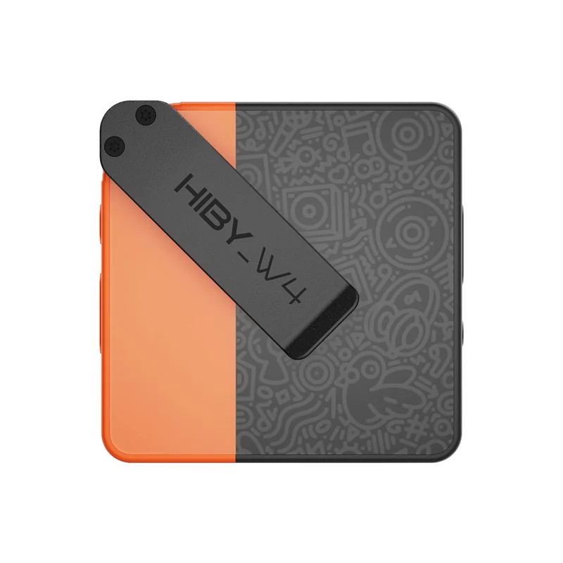 HiBy W4 Portable HiFi Bluetooth 5.4 Headphone Amplifier with 2" Touchscreen (Black, White, Green, Orange, Yellow, Blue)