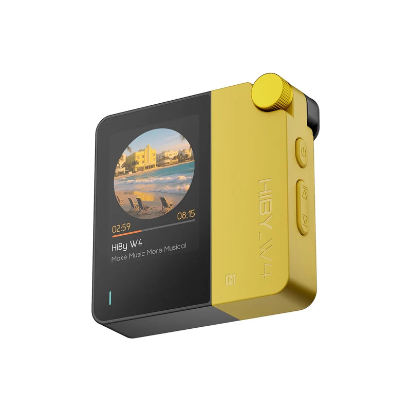 HiBy W4 Portable HiFi Bluetooth 5.4 Headphone Amplifier with 2" Touchscreen (Black, White, Green, Orange, Yellow, Blue)