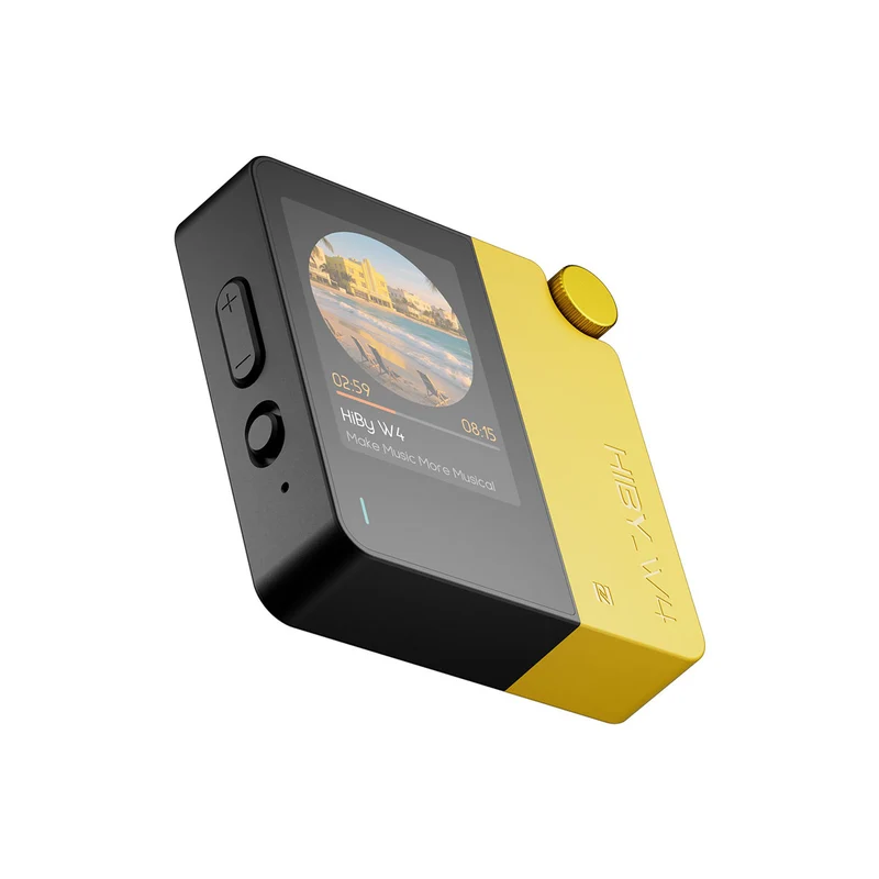 HiBy W4 Portable HiFi Bluetooth 5.4 Headphone Amplifier with 2" Touchscreen (Black, White, Green, Orange, Yellow, Blue)