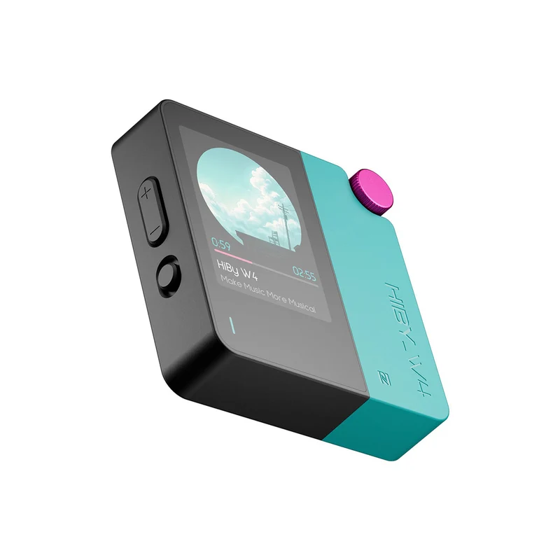 HiBy W4 Portable HiFi Bluetooth 5.4 Headphone Amplifier with 2" Touchscreen (Black, White, Green, Orange, Yellow, Blue)