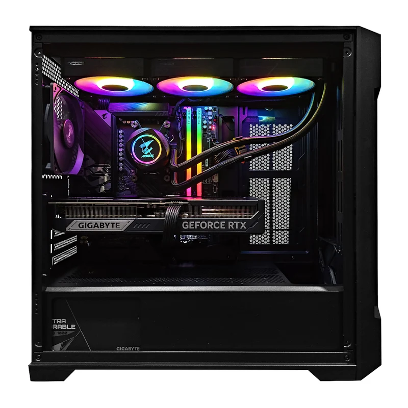 Ultra C102 Black Desktop Gaming PC | AMD Ryzen 7 9800X3D | 32GB (2x16GB) RAM | 2TB SSD | RTX 5070 Ti | Windows 11 Pro