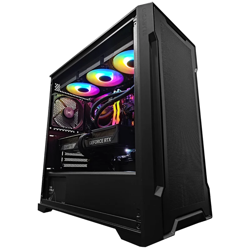Ultra C102 Black Desktop Gaming PC | AMD Ryzen 7 9800X3D | 32GB (2x16GB) RAM | 2TB SSD | RTX 5070 Ti | Windows 11 Pro