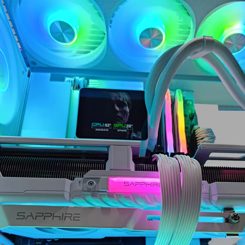 Ultra Evolv White Desktop Gaming PC | AMD Ryzen 7 9800X3D | 32GB (2X16GB) RAM | 2TB SSD | RX 9070 XT | Windows 11 Pro