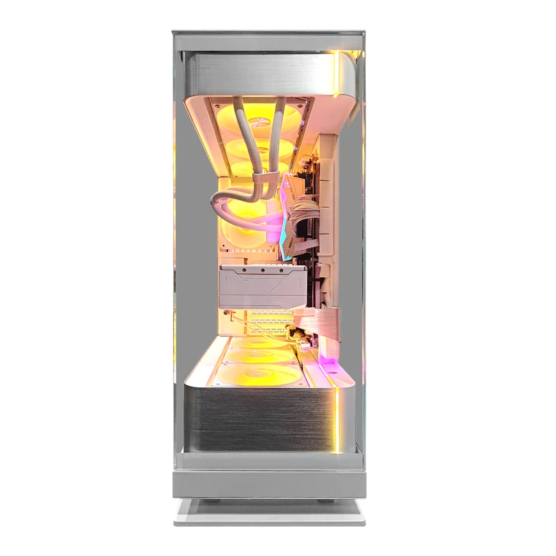 Ultra Evolv White Desktop Gaming PC | AMD Ryzen 7 9800X3D | 32GB (2X16GB) RAM | 2TB SSD | RX 9070 XT | Windows 11 Pro
