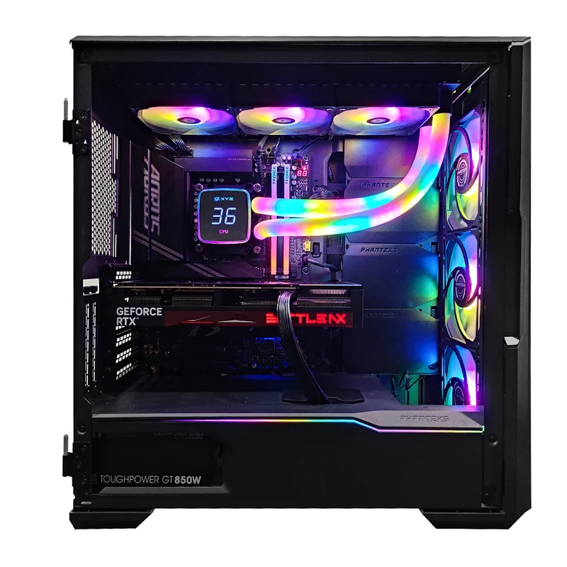 Ultra Eclipse Black Desktop Gaming PC | AMD Ryzen 7 9800X3D | 32GB (2x16GB) RAM | 2TB SSD | RTX 5070 Ti | Windows 11 Pro